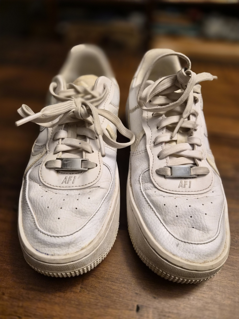 Nike Women's White AF1 Style Casual Sneakers